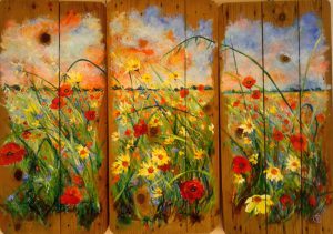 Amami così come sono e ti amerò per sempre, 60x90cm, olio su antico legno