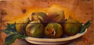 Passione d'amore, 30x60cm, olio su antica tavola