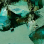 S/V/G-01/24/03, 2024, Mixed media on canvas, cm 97x97
