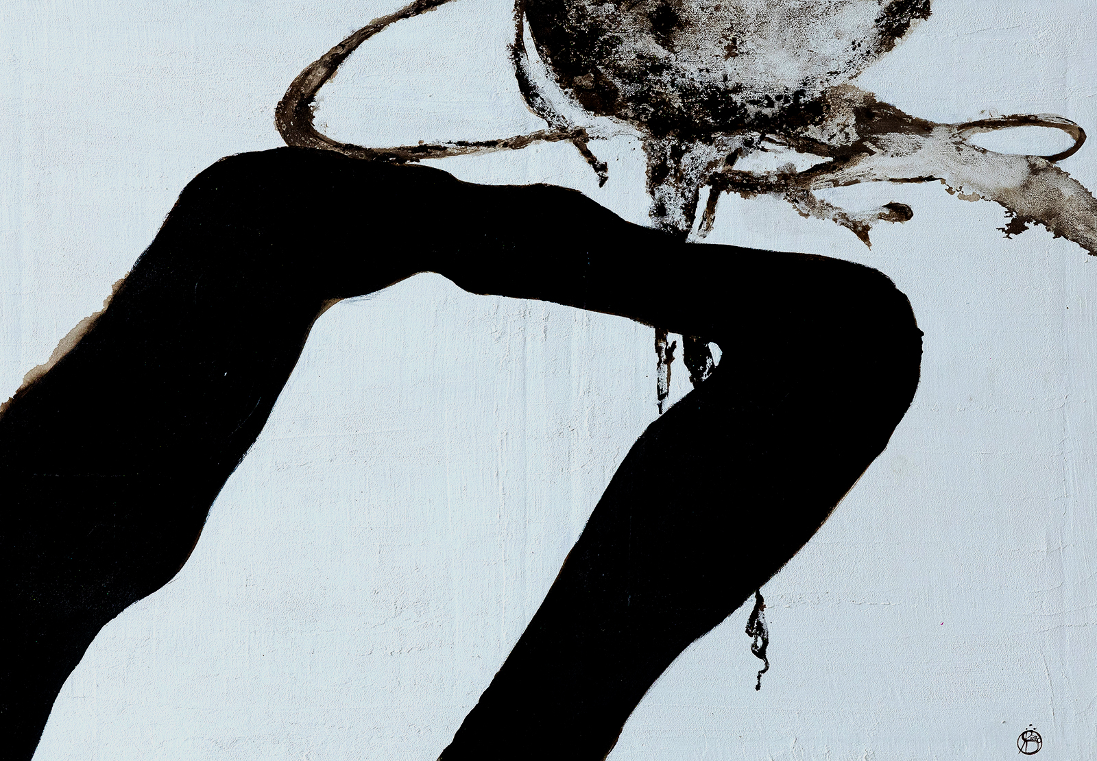 B/N- 02/24/05 Bitumen and acrylic